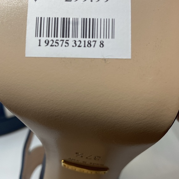 New Gucci Alison two tone open sandals heels size 37.5 - Picture 6 of 6